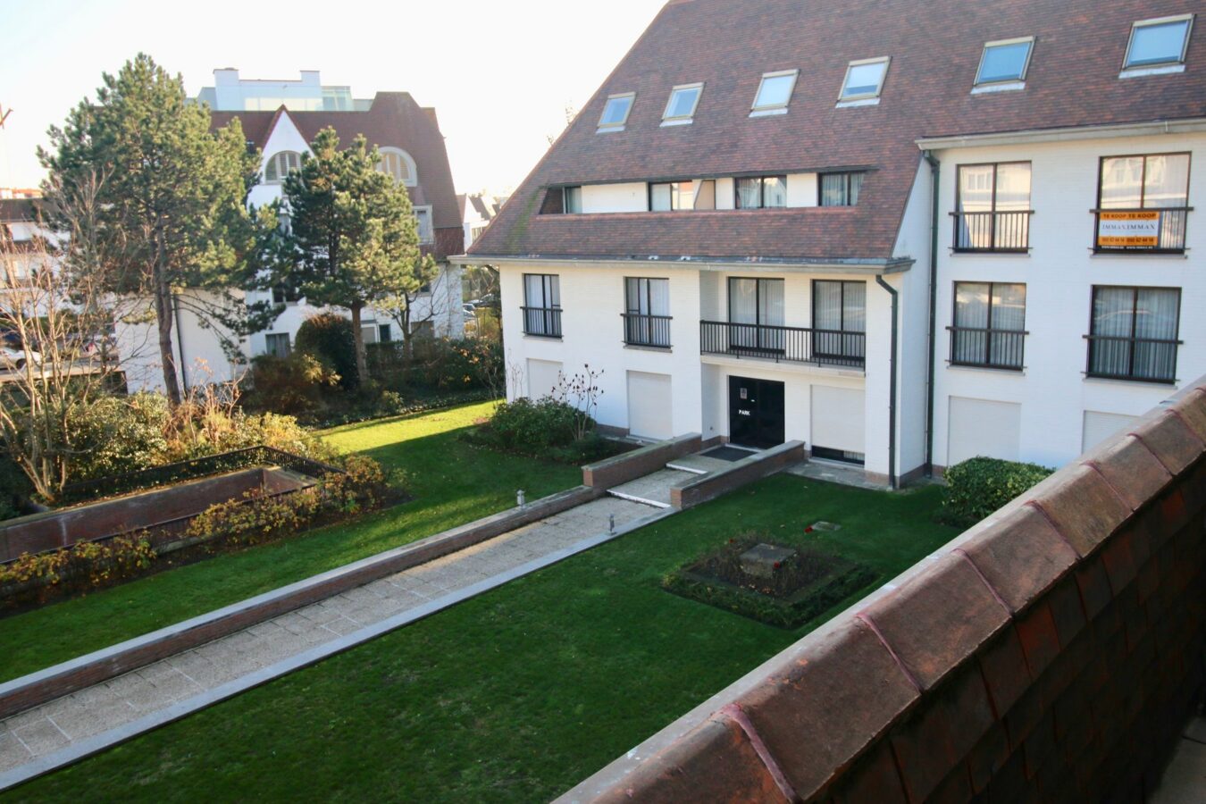 Appart+studio PARK 1C zicht op binnentuin – foto 1